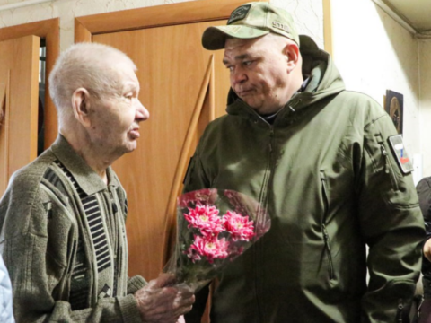 Участник СВО навестил в Рузе ветеранов Великой Отечественной войны Новости Рузы 